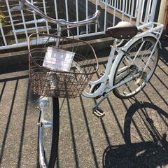 ★ジモティ割あり★  軽快車 26インチ ホワイト系 クリーニング済み SJ4337 ☆ジモティ割あり☆ 軽快車 26インチ ホワイト系 クリーニング済み SJ4337