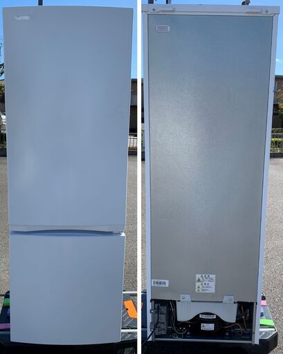 【動作品】TOSHIBA GR-T17BS（W） 2022年製 冷蔵庫 （170L・右開き） 2ドア BSシリーズ セミマットホワイト 東芝