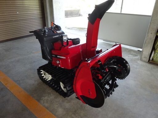 ◆ホンダの最強「ハイブリッド、現行モデル」の除雪機HSM980iと全く同じ除雪機。三菱「MMS980i」中古の出品です。HONDAガソリンエンジン9馬力!。