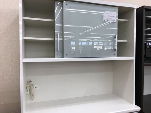 ★ジモティ割あり★ 松田家具 食器棚 ホワイト H198×W117×D49 クリーニング済み KJ3790