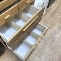 ★ジモティ割あり★  食器棚 茶色 H180×W71×D45 クリーニング済み KJ3792 ☆ジモティ割あり☆ 食器棚 茶色 H180×W71×D45 クリーニング済み KJ3792