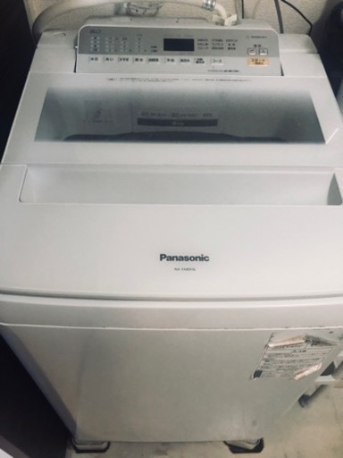全自動洗濯機 8kg Panasonic パナソニック NA-FA80H6 2018年製 パワフル滝洗い