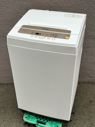 ㉑3F【税込み】アイリスオーヤマ 5kg 全自動洗濯機 IAW-T502EN 2021年製【PayPay使えます】