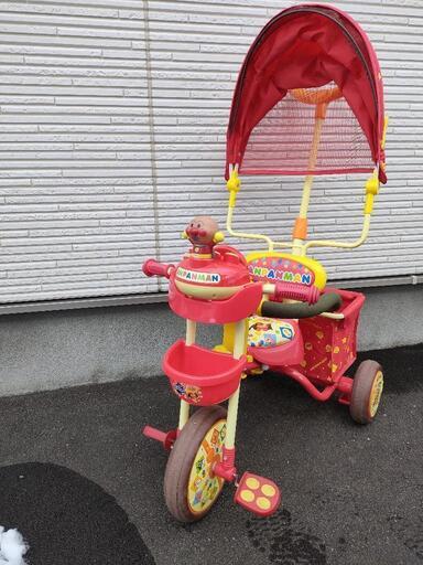 【値下げしました】アンパンマン３輪車