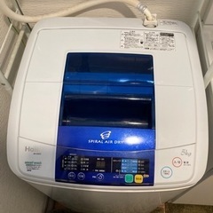 ハイアール洗濯機　5.0kg取説付き