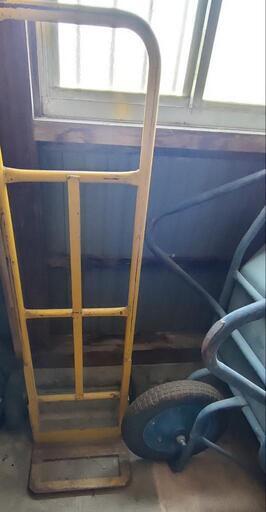 台車２台セット　運搬用一輪車　作業用一輪車　荷物運搬台車　作業台車　猫車 手押し車
