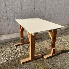 室外　作業台　テーブル　DIY　手作り　組み立て式