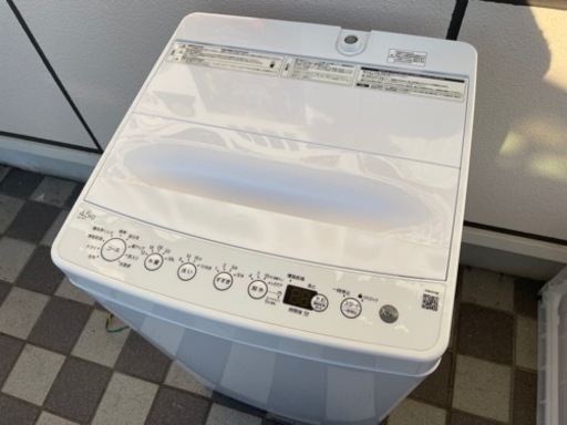 2022年製 Haier ハイアール 4.5kg 全自動洗濯機 香アップ しわケア お急ぎコース 槽洗浄 BW-45A
