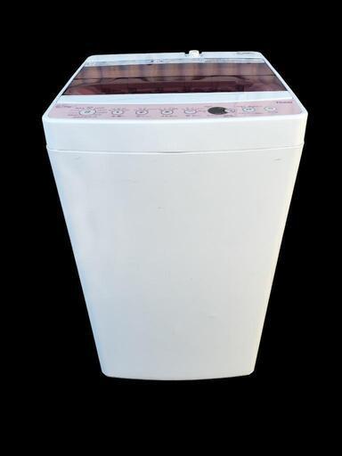 受け渡し予定者決定【ジ1202-4】Haier 洗濯機 JW-C55CK 5.5kg 2018年製