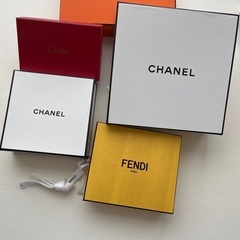 ブランド箱 BOX 5点 ＋CHANELリボン紐1本