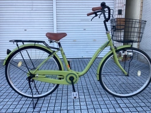 【26インチ自転車】美品❗️使用少ない❗️変速なし　鍵新品❗️スペアキーあり　若林自転車　浜大津店　SALE中❗️