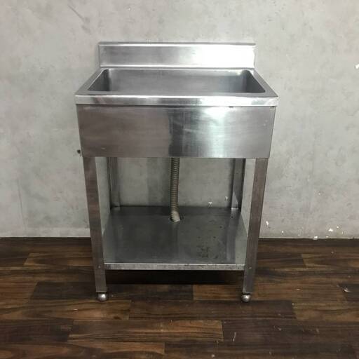 WY9/23 ステンレス 1槽 シンク W60×D45×H90cm 流し台 1層 業務用 店舗用 厨房機器 飲食店 ★直接引き取り歓迎