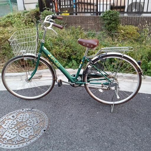 新し目自転車、変速付ママチャリです