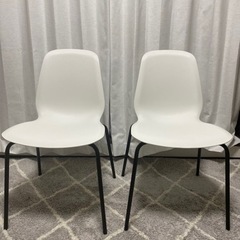 【値下げ】IKEA リードオース ２脚 椅子