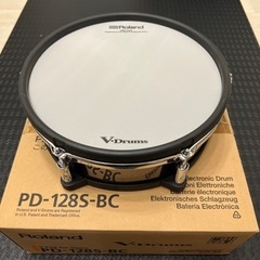 極美品 Roland スネア PD-128S-BC 箱付き Vドラム