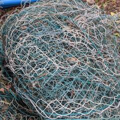 鳥獣害　動物　猿対策　　　電気柵　　約500メートル分　約五反分