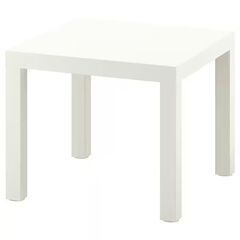 ［IKEA］LACK サイドテーブル, ホワイト, 55x55 cm
