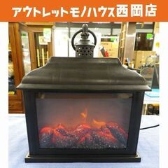 暖炉型LEDライト USBコード付き 炎のゆらぎ インテリア 照...