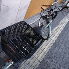 [SAKAMOTO]Flit(フリット)26吋 ファッションシティーサイクル シングル/シャイーグリーン