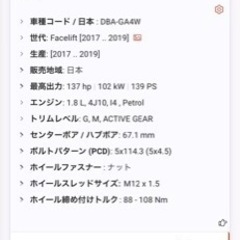 スタッドレスタイヤ　2021年製(ブリザック)