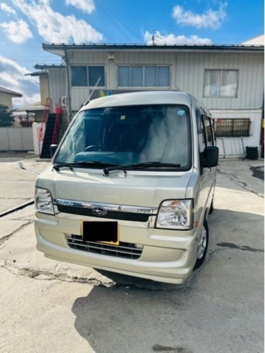 サンバーバン！19年式！10万㌔！車検8/7 タイミングベルト交換済み スバル