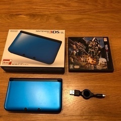 ニンテンドー3DS LL ブルー×ブラック