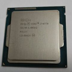 【中古動作CPU】i7 4770  オマケでグラボ差し上げます