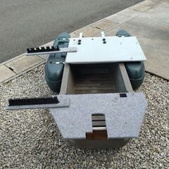 2馬力 フロートボート フットエレキ付 浮沈ボート