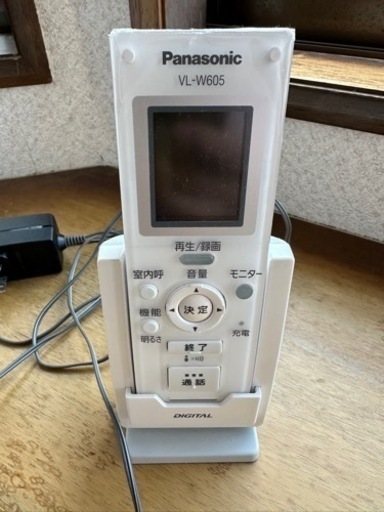 [ほぼ新品]  インターフォン子機　Panasonic  VL-W605