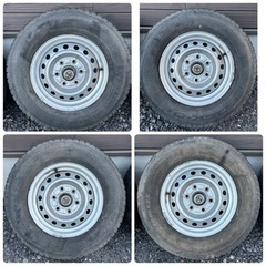 195/80R15 107/105L ダンロップ 中古　スタッド...