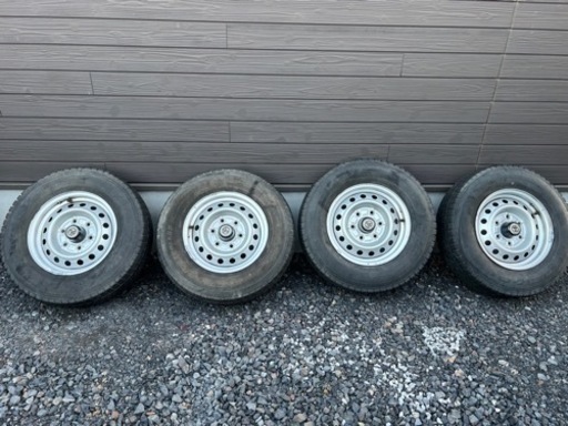 フィット？タイヤ付ホイール1本185/60R16 ジャンク品