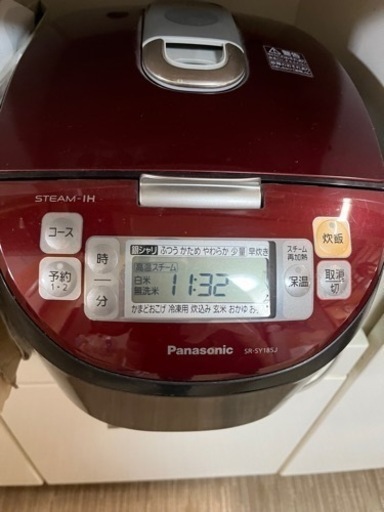 Panasonic スチームIH炊飯器 SR-SY185 J