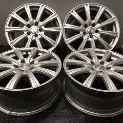 Weds JOKER ウェッズ ジョーカー 社外ホイール 18インチ 4本 7.5J5HPCD114.3+53 エスティマ ヴェゼル C-HR等　(VHM654)