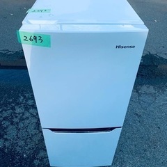 2693番 Hisense✨冷蔵庫✨HR-D1302‼️