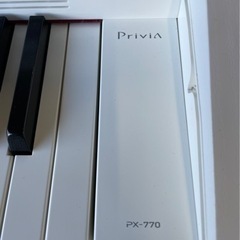 予定済み)2022年製 ほぼ新品CASIO PX-770WE (ホワイトウッド調)電子 