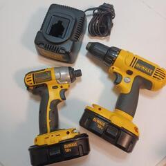 DeWALT インパクトドライバー ハンマードリルドライバー二台セット