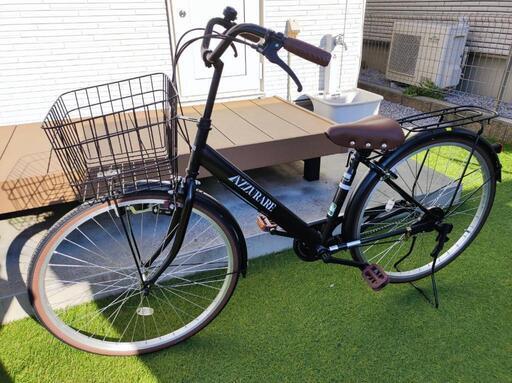 あいと様　パンクしにくい自転車 26インチ ほぼ新品 マットブラック