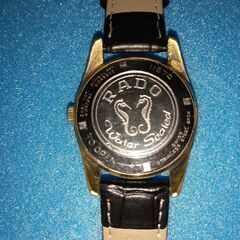 AT 良品 ラドー ゴールデンホース 30石 11674 シルバー文字盤 デイト メンズ腕時計 