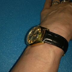 AT 良品 ラドー ゴールデンホース 30石 11674 シルバー文字盤 デイト メンズ腕時計 