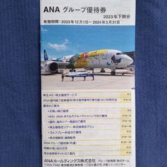 ANA グループ優待券 2023年 下期分