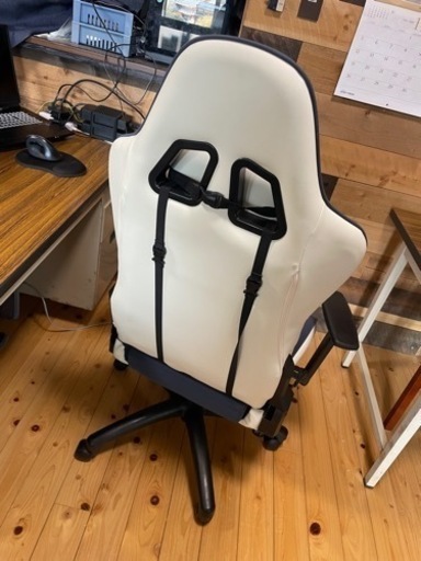 ゲーミングチェア 最終お値下げ 3⁄18まで値下げゲーミングチェア☆新品未使用⁄デスクチェア⁄ブルー