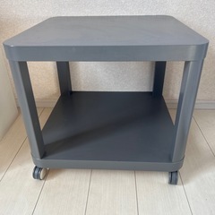 IKEA サイドテーブル キャスター付き TINGBY グレー5...