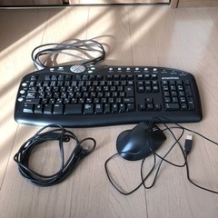 キーボードとマウスとLANケーブル　中古