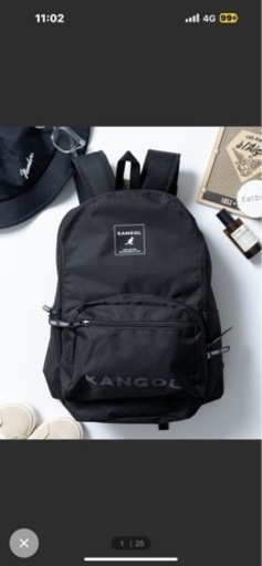 【KANGOL】スーベニアロゴデイパック KGSA-BG00235