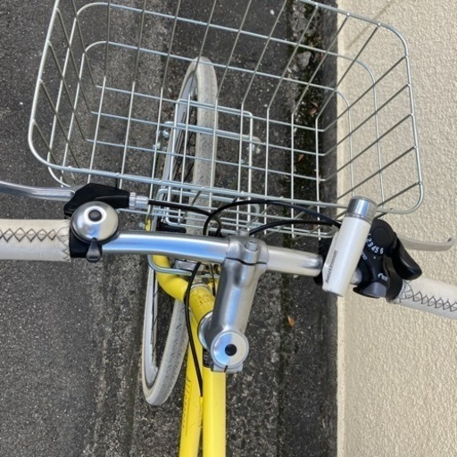 クロスバイク　お洒落なイエローの車体☆ そこそこ美品！ クロスバイク お洒落なイエローの車体☆ そこそこ美品！ 【公式通販】