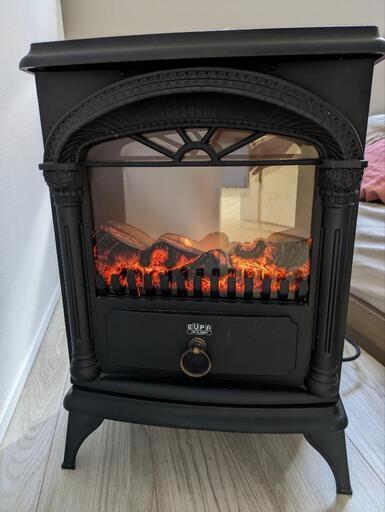 電気式暖炉 Eupa ユーパ 電気式暖炉 TK-BLT1200 暖炉型ファンヒーター