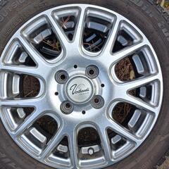 １５５−６５−１４アルミホィール　スタッドレスタイヤ４本セット