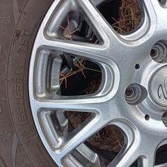 １５５−６５−１４アルミホィール　スタッドレスタイヤ４本セット