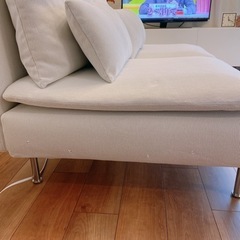 廃盤人気色】IKEA ソーデルハムン 3人掛けコンパクトソファ フィーン