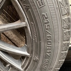 お取引先決まりました  スタッドレスタイヤ ホイールセット 4本  215/60R17 18年製